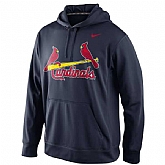 Men's St. Louis Cardinals Nike KO Wordmark Performance Hoodie - Navy Blue,baseball caps,new era cap wholesale,wholesale hats